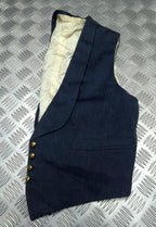 RAF Royal Air Force Vintage Mess Dress Waistcoat Airforce Blue Grey Colour