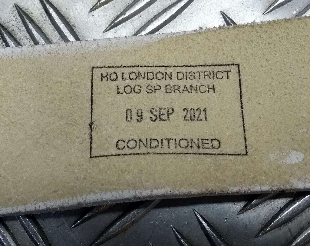 No11 HCav Belt Buff Leather With Brass Buckle No British Issue