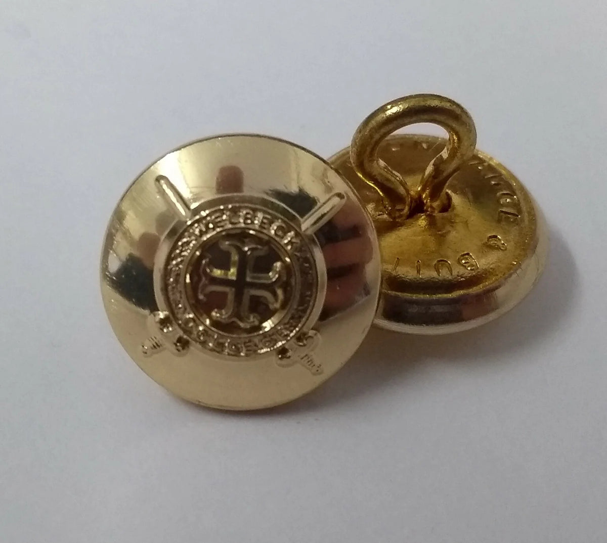 Chinstrap and Buttons British Military Service Dress Hat / Visor Cap Chin Strap And Button Set