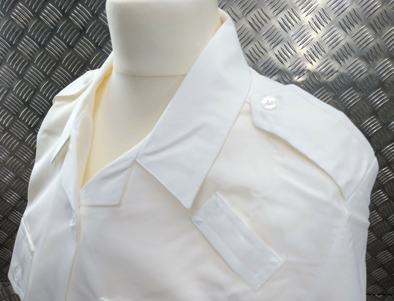 OPG White Shirt Short Sleeve British Security Style Womans Size 20