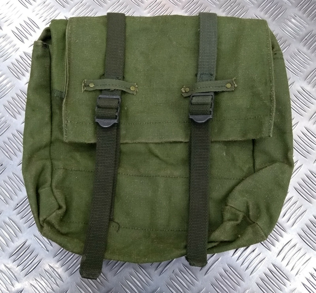 Genuine Vintage Issue Heavy Duty Canvas Back Pack Pannier Side Bag CVSL