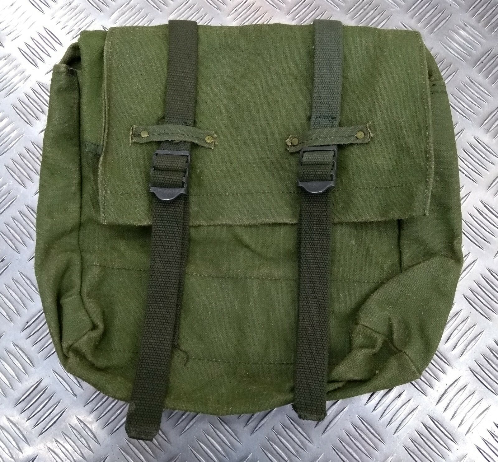 Genuine Vintage Issue Heavy Duty Canvas Back Pack Pannier Side Bag CVSL