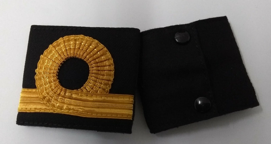 Genuine British Issue Royal Navy Sub Lieutenant Gold Lace Rank Slides RN SBLT 8