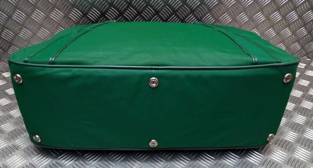Vintage 70s Holdall Carry All EX Large Vinyl Discharge Green British Surplus NOS