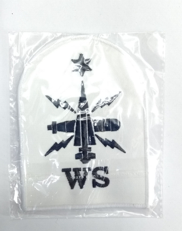 Royal Navy Warfare Specialist Able Rate Blue & White Qualification Patch