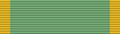US Women's Corps Service Green & Yellow Medal Ribbon on Bar