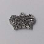 Royal Crown Issue Miniature Chrome Prong Back Obsolete Pattern- NEW
