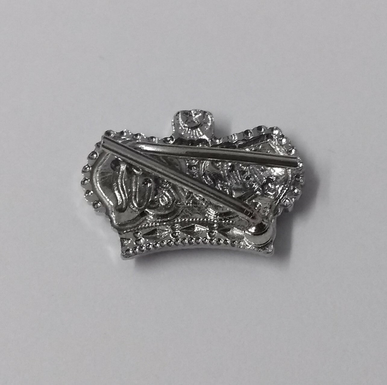 Royal Crown Issue Miniature Chrome Prong Back Obsolete Pattern- NEW