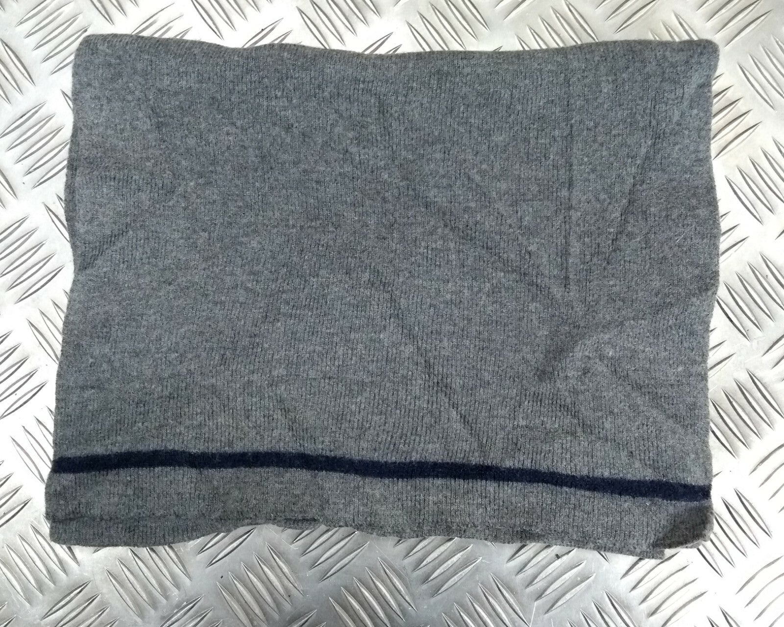 Genuine Vintage German Army Issue Field Grey Soldiers Standard Dress Wool Scarf