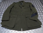 Vintage USN Jacket Wool Serge United States Navy Naval Uniform Tunic No Belt