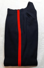 No1 Dress Trousers British Army Blues Pattern RMAS With 1" Red Stripes W33"