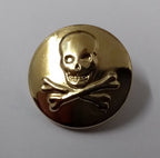 Skull & Crossbones Flat Rig Back Blazer Buttons London Button & Badge Company