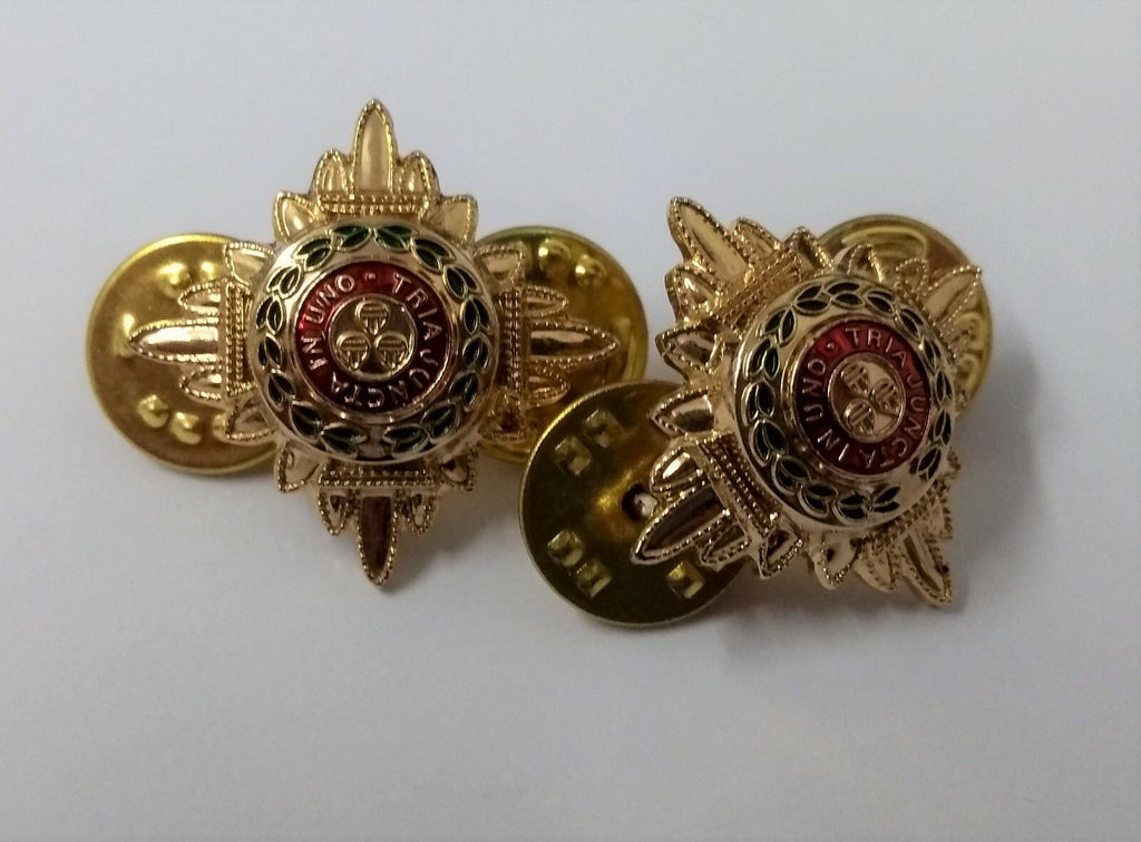 Rank Bath Star Pips Small With Snap Pin x 1 Pair