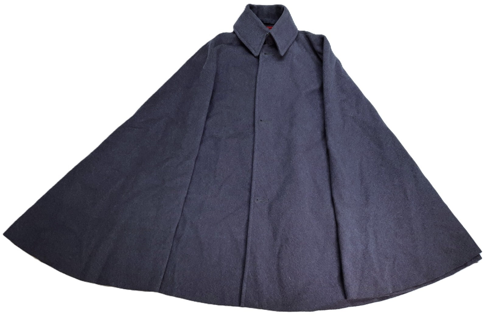 Vintage Officers Cape Red Lined British Army 1973 Pattern Foot Guards No Buttons