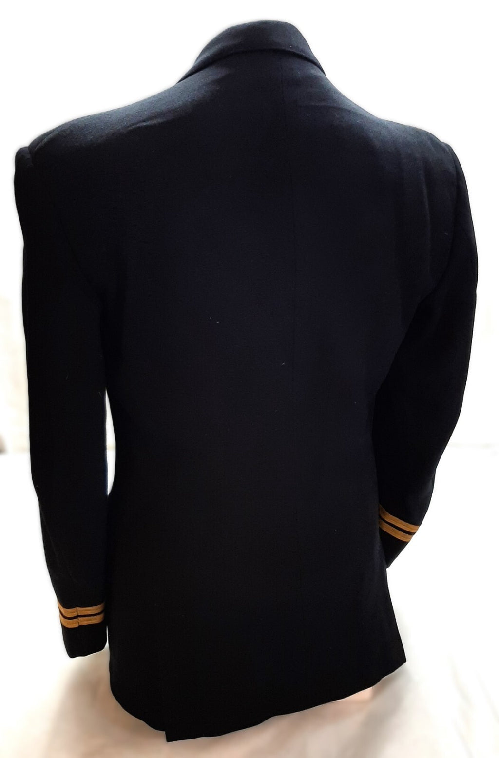 RN Jacket British Naval OFCs Lt Curls Vintage 1970s Pattern 8 Button