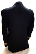 RN Jacket British Naval OFCs Lt Curls Vintage 1970s Pattern 8 Button