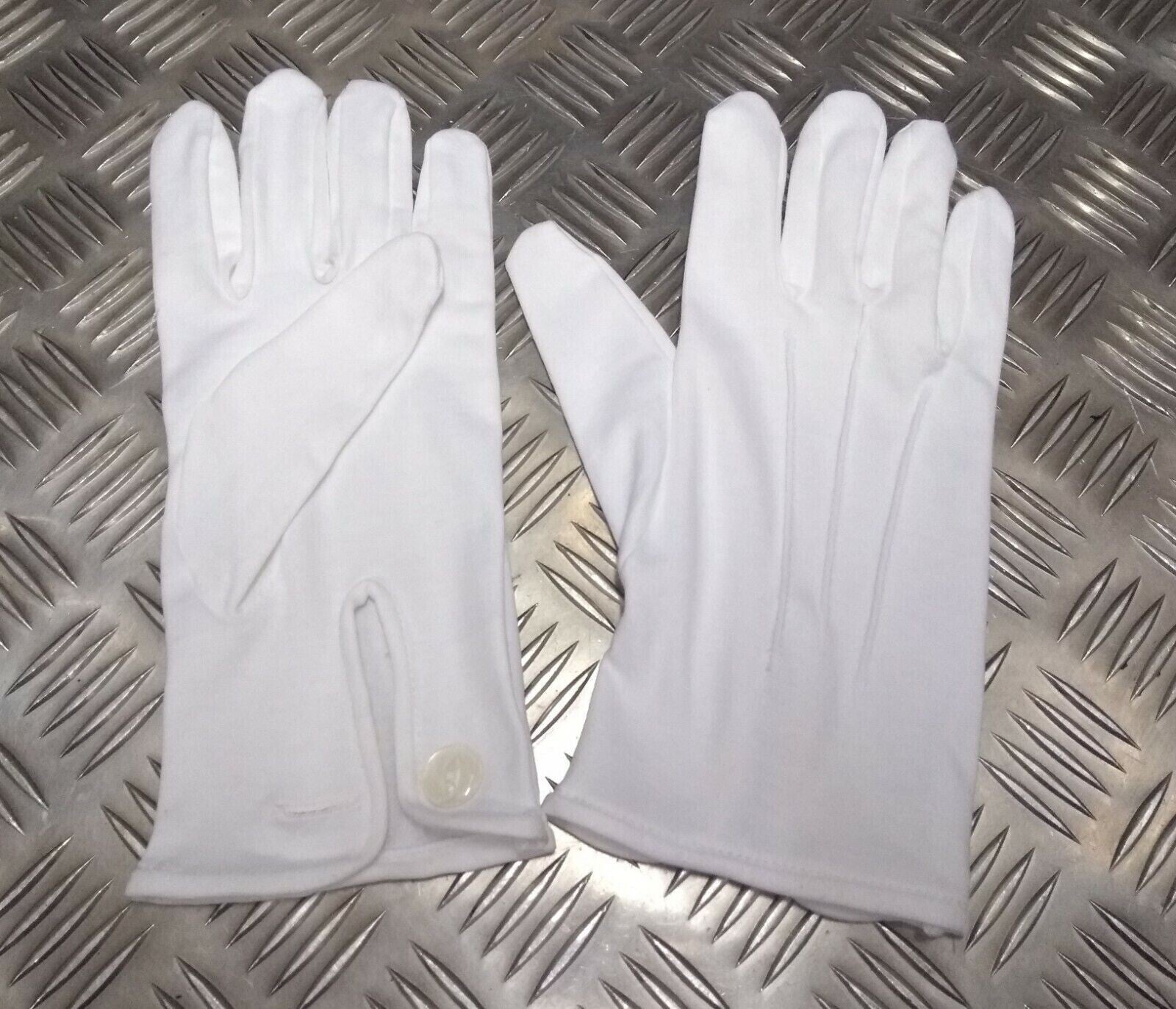 3 Dart White Cotton Parade Ceremonial Gloves Genuine Issue Size XL/XXL