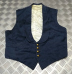 RAF Vintage Mess Dress Waistcoat Royal Air Force Blue Grey Colour Q/C Buttons