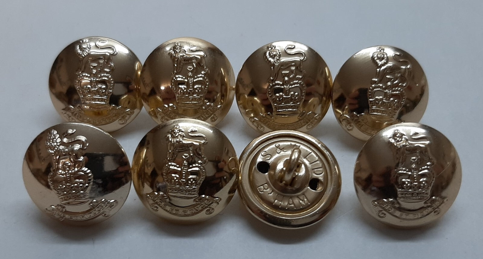 RAPC Army Buttons No2 British Uniform Dress Other Ranks Royal Pay Corps Insignia