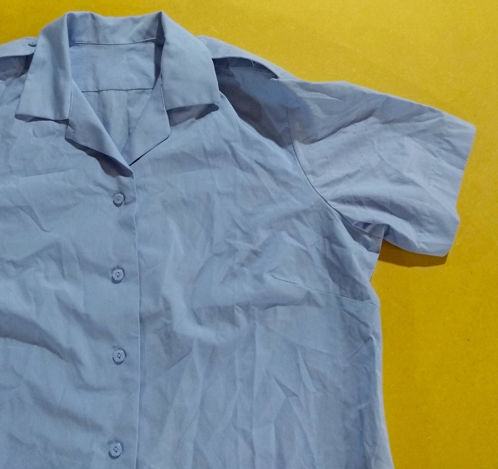 WRAF / RAF Royal Air Force Blouse Short Sleeve Female Shirt Light Blue Royal Air Force Pattern Grade 1