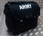 Military Type ARMY Print Canvas / Haversack Shoulder Bag Festival Asst Cols