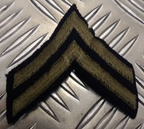 IKE Stripes Vintage US U.S.A Insignia 2 Bars