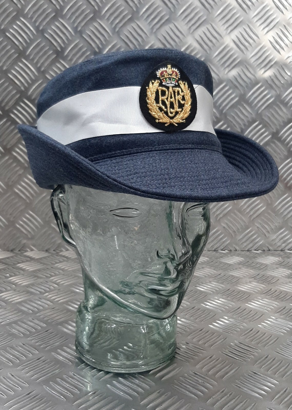 WRAF / RAF Tricorn Hat Airforce Blue Grey Colour Royal Air Force Womans Headwear 56cm
