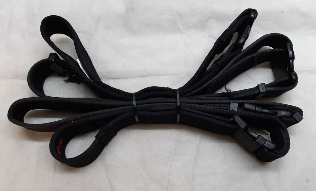 4 Service Belts British Black Duty With Quick Release Buckles Grade 2