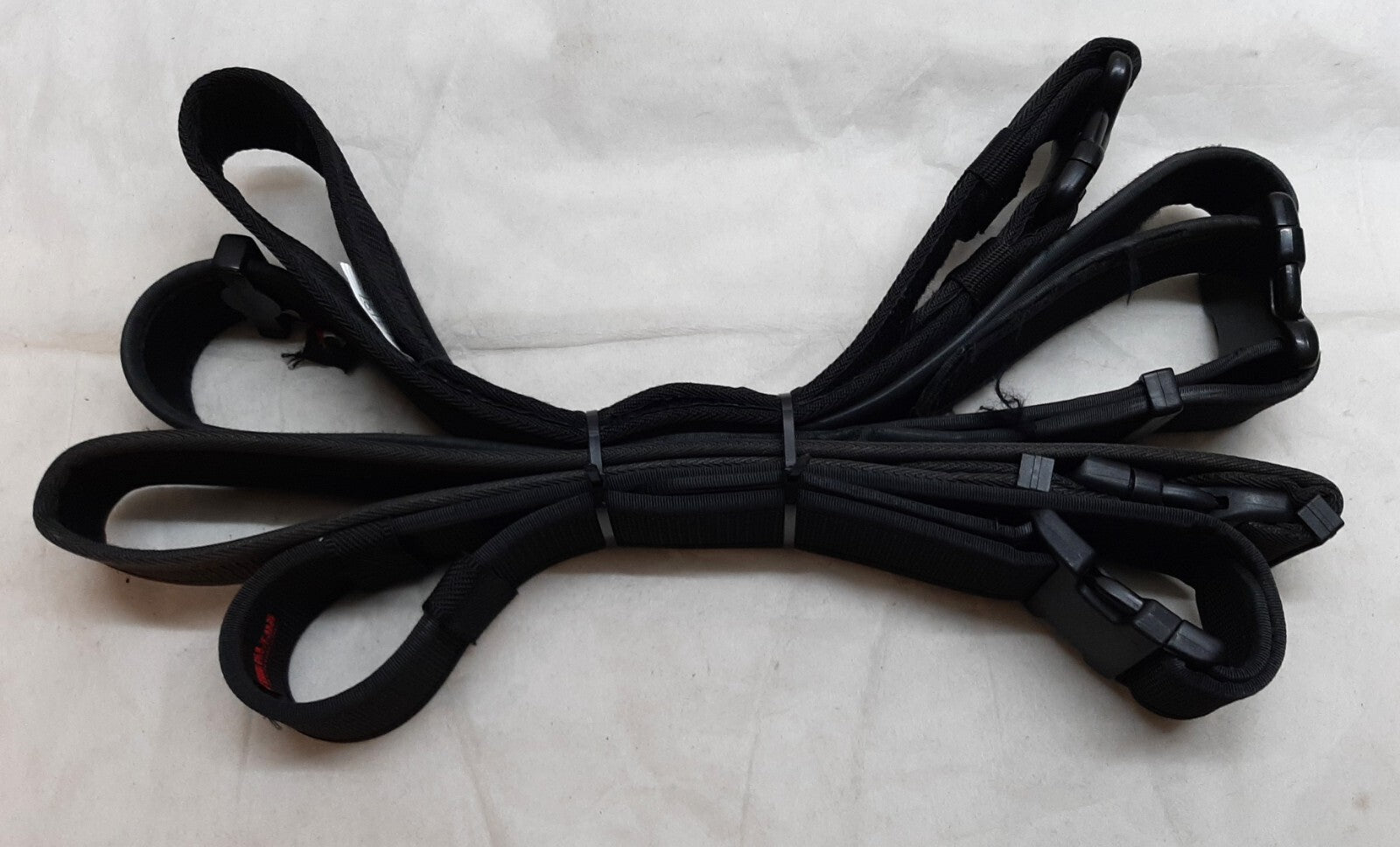 4 Service Belts British Black Duty With Quick Release Buckles Grade 2