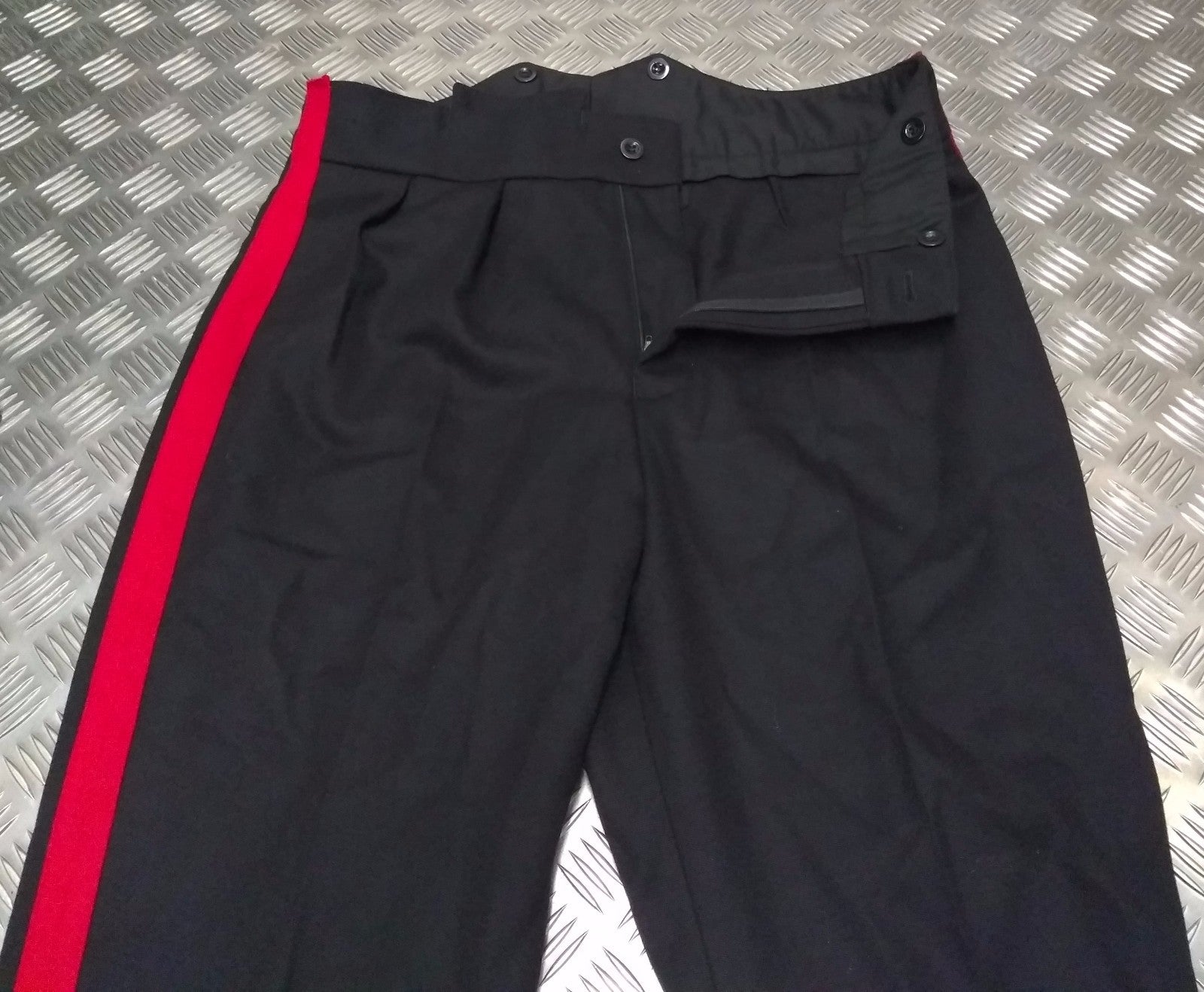 No1 Dress Trouser Single 1" Red Stripes A/O Ranks British Pattern All Sizes