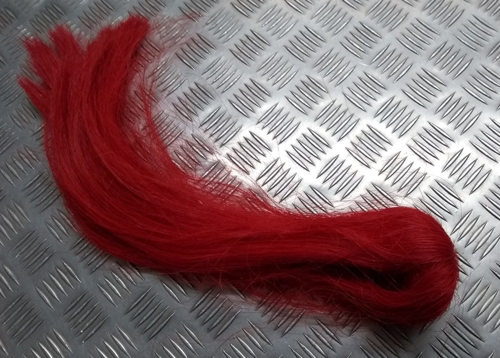 HCav RED Plume Ceremonial Horse Hair Headwear British Household Cavalry / RHG