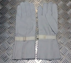 Genuine British Light Grey Leather Ceremonial Gauntlet Gloves- NEW