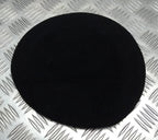 Black Beret Wool Genuine Hobson of London Manufactures Sample 7 56cm