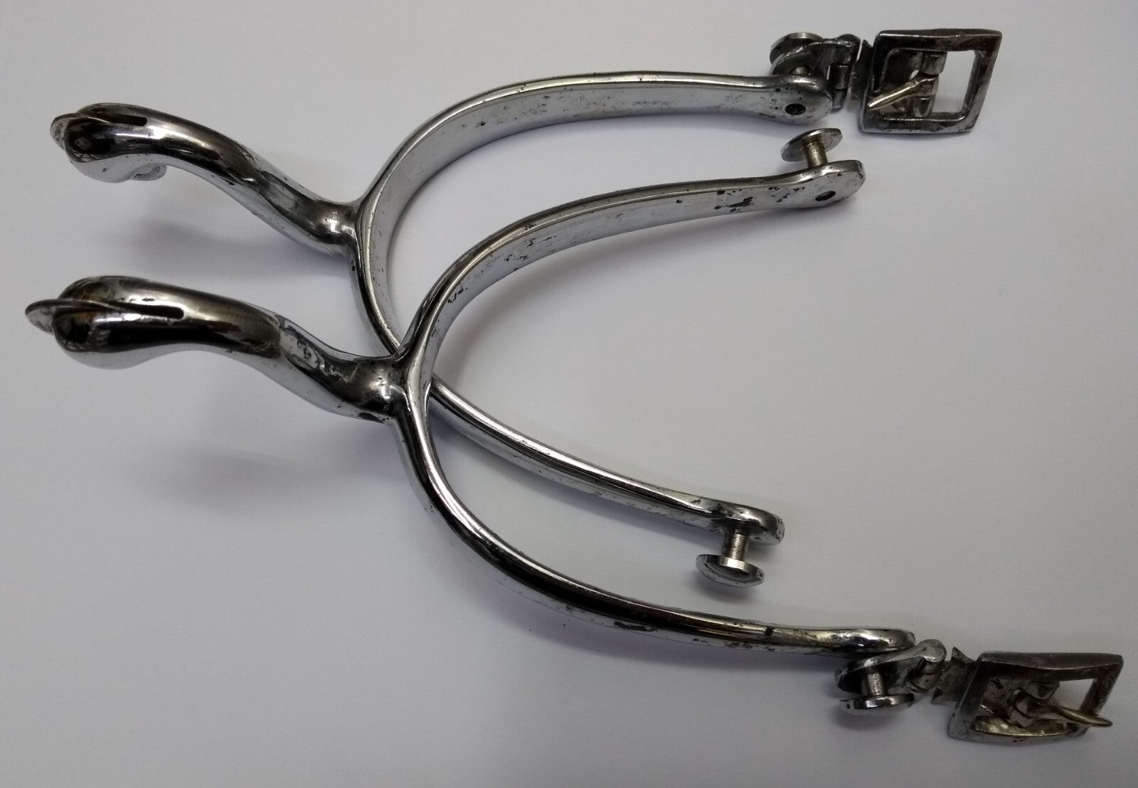 HCav Spurs Chrome Household Cav & RHA British Swan Neck