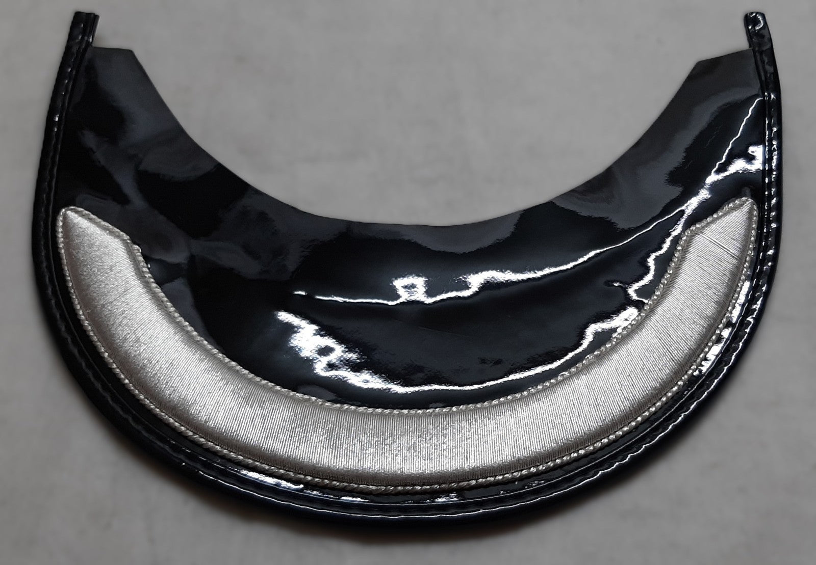 Group Manager Peak British Silver Bar Visor for Dress Hat Large NEW