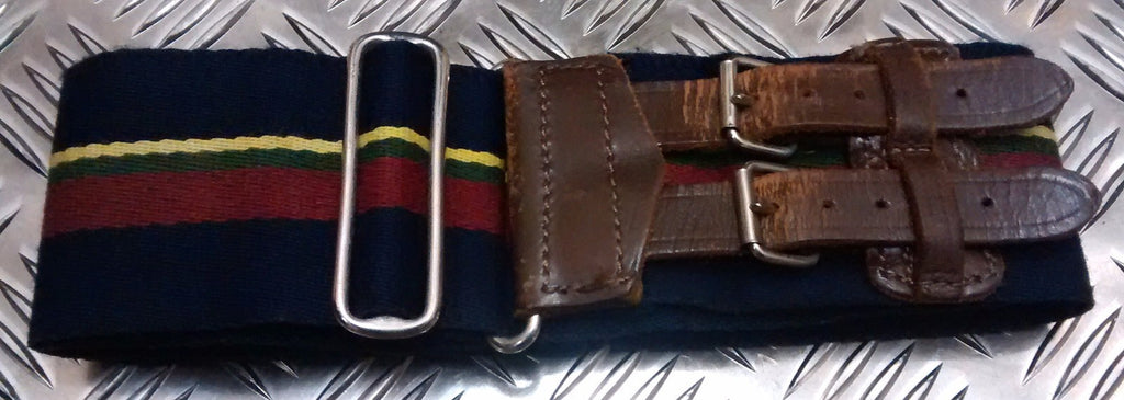 RM Royal Marines Stable Belt British with Leather Buckle Pattern - All Sizes