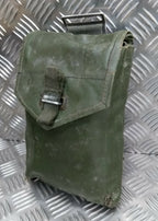 Genuine Vintage Swedish Green Vinyl PVC Side Utility Ammo Pouch MATT2