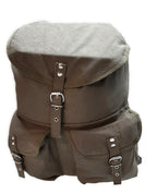 Vintage Army Military Style Canvas Backpack Rucksack Daypack Cotton Canvas