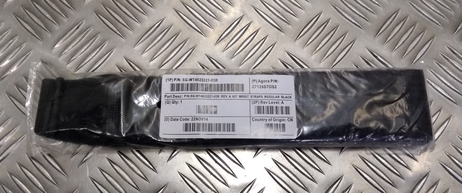 Zebra Black Wrist Strap Rev SG-WT4023221-03R Genuine British Issue