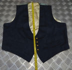 RAF Royal Air Force Vintage Mess Dress Waistcoat Airforce Blue Grey Colour