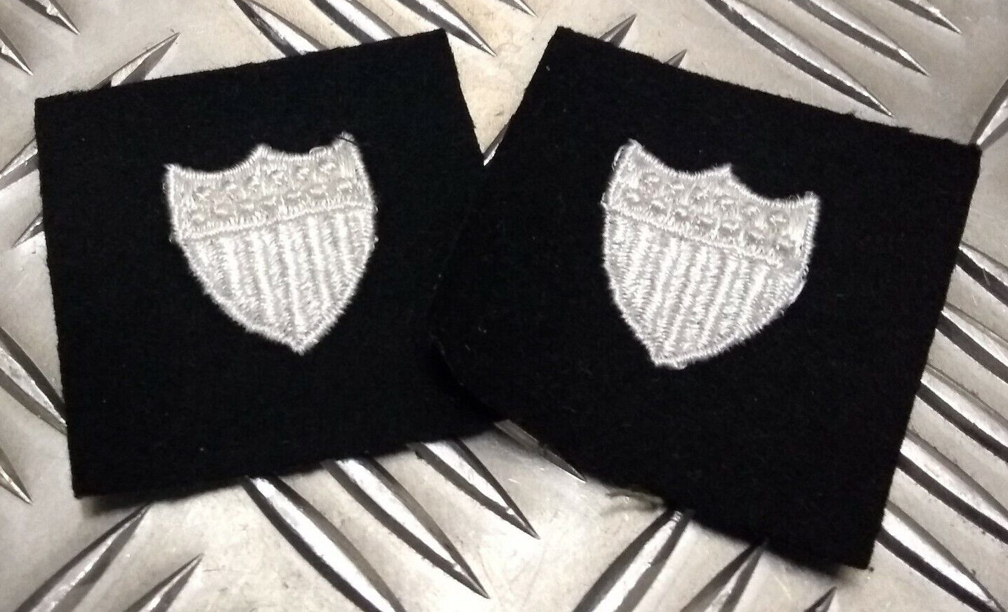 Genuine Vintage U.S USCG Navy Enlisted Issue Shield Insignia Patches ERN31