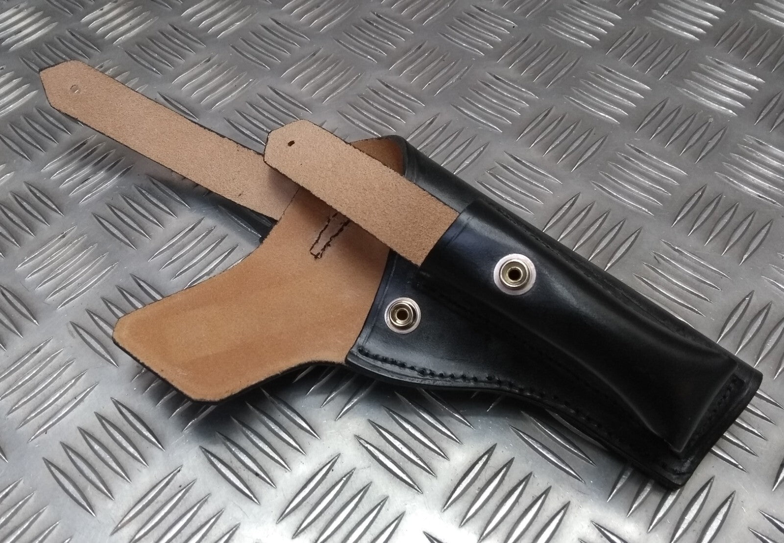 Ceremonial Parade Holster Black Matt Leather Issue Made in UK