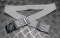 Abu Dhabi Belt White Nylon With Insignia Buckle For Ceremonial & Parade Duties