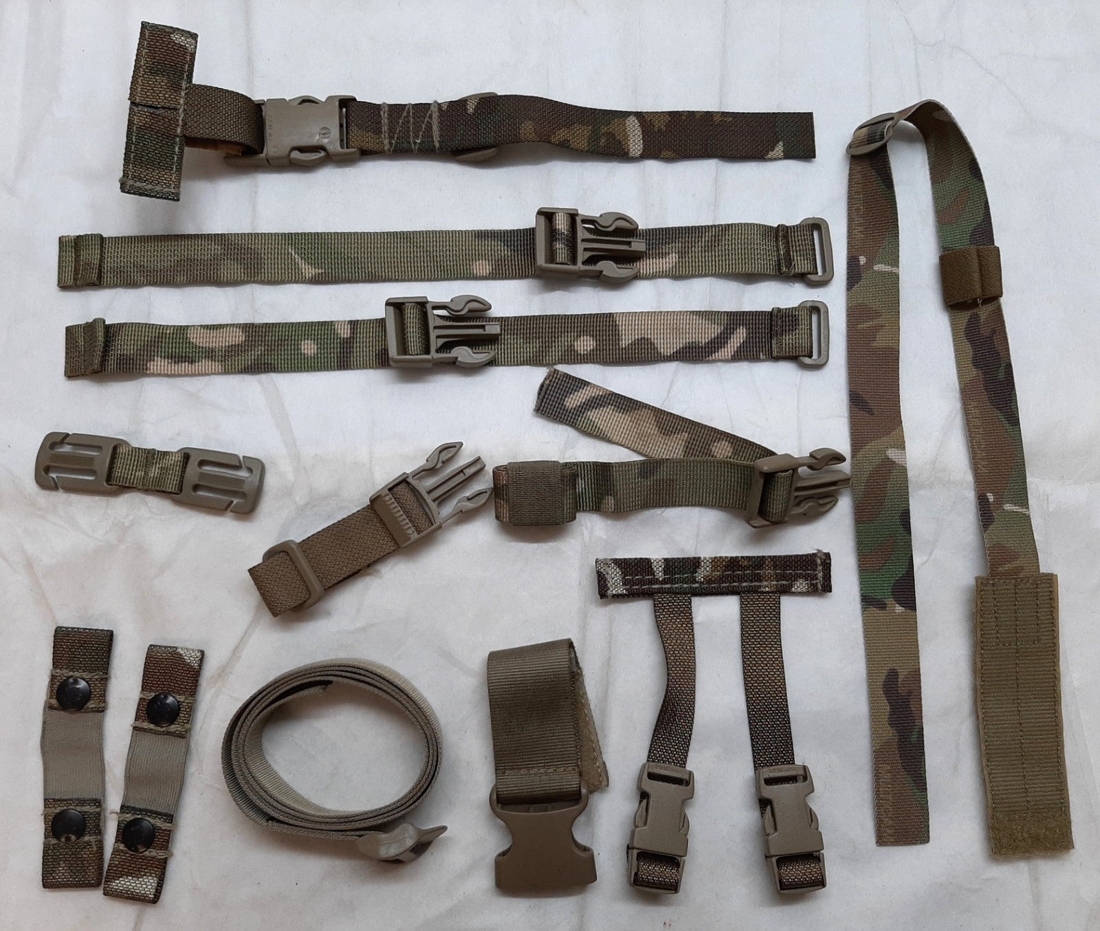 MTP Webbing Straps Job Lot of 12 Assorted Items For Collectors Spares or Repairs