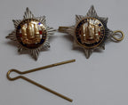 RDG Insignia British Army Collar Badges Vintage Two Small Royal Dragoon Guards