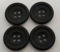 Vintage Army Buttons Old Pattern British Dark Grey 4 Hole Size 20mm