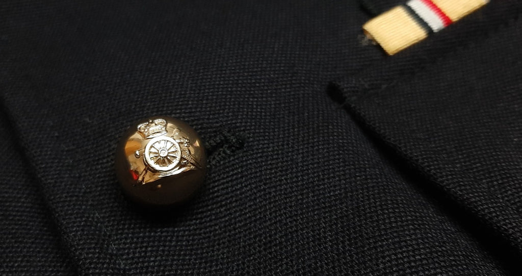 British Army RHA No1 Blues Jacket Royal Horse Artillery Buttons Size 182/112/96cm