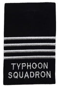Typhoon Squadron Tab Slide RAF Royal Air Force Shoulder Slider 4 Bar