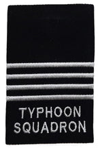 Typhoon Squadron Tab Slide RAF Royal Air Force Shoulder Slider 4 Bar