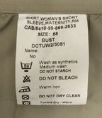 Marines Shirt Woman's Maternity Short Sleeve British RM Dress Colour NEW